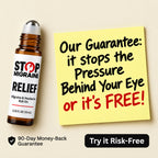 STOP MIGRAINE RELIEF for pressure behind the eye